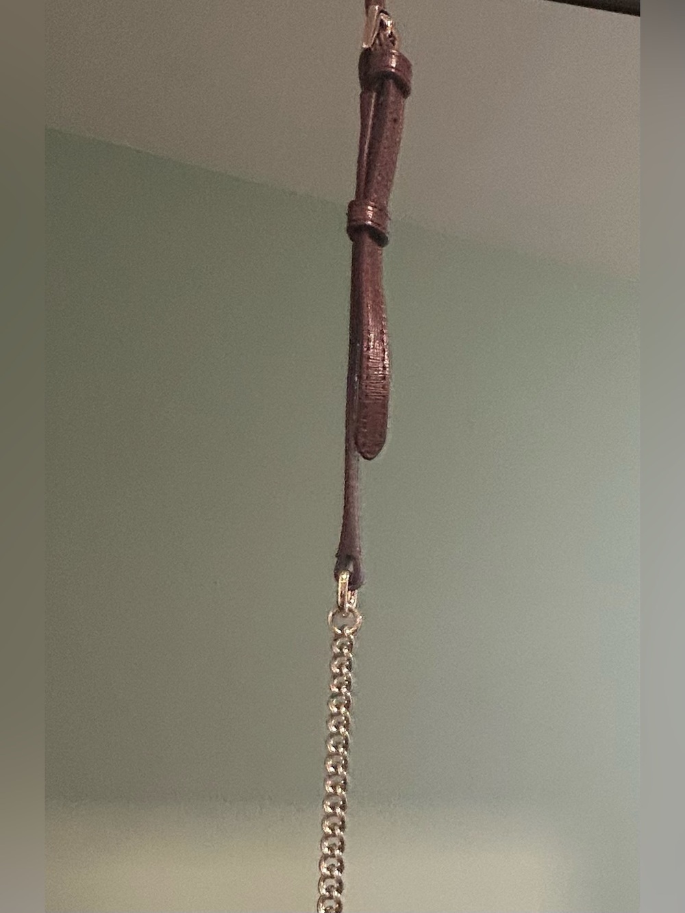 Furla Atena Small Dome Crossbody Saffiano Leather in Plum. NWT. COA Included. - Picture 14 of 15